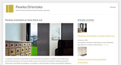 Desktop Screenshot of cortinasorientales.com